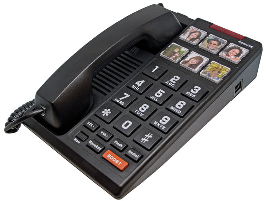 Cetis H3000-BK Big Button 6-photo Speakerphone HA110S6D
