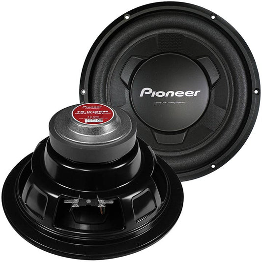 Pioneer TSW126M 1300 Watt Max 12" Subwoofer 4 ohm Single Voice Coil