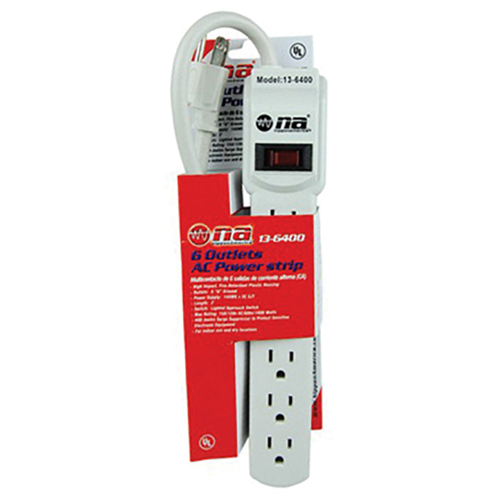 AUDIOP 136400 Nippon 6 Outlet Ac Power Strip