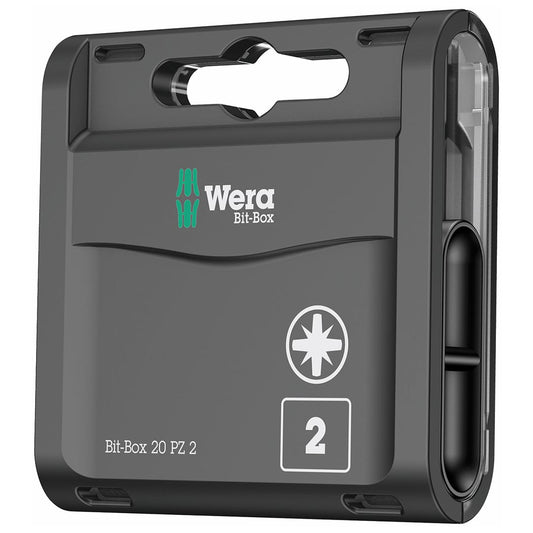 Wera 05057760001 Bit-Box Holds (20) Pozidriv Bits