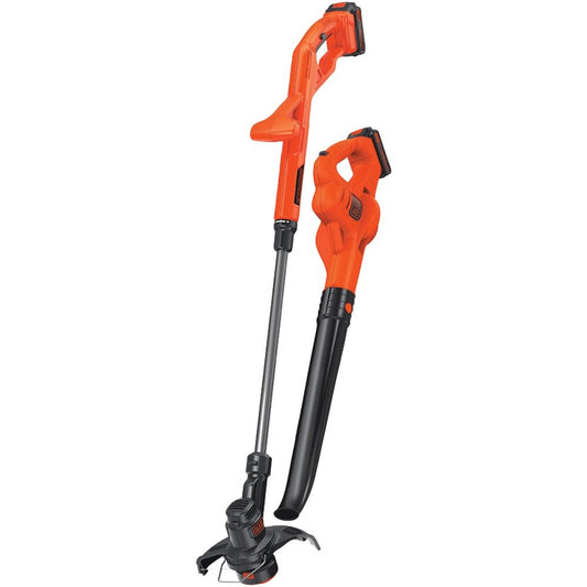 B&D LCC222 20V Lithium 10" String Trimmer, Surface Sweeper & 2-Battery Combo Kit