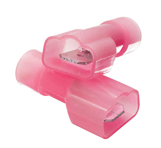 XSCORPION MD250NFR Quick Disconnect 18/22ga. Male Red (100 pack)