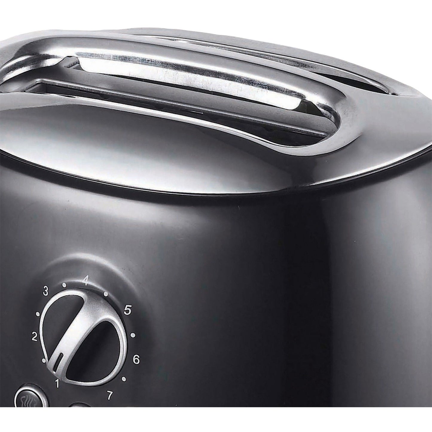 Brentwood Appl. TS-270BK Cool-Touch 2-Slice Retro Toaster w/Extra-Wide Slots