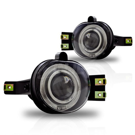 Winjet WJ30006509 Dodge Halo Projector Fog Lights - Clear