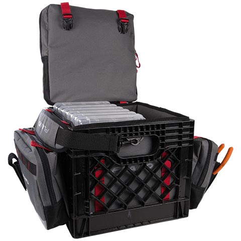 Plano PLAB88140 Weekend Series Kayak Soft Crate  Gray/Red