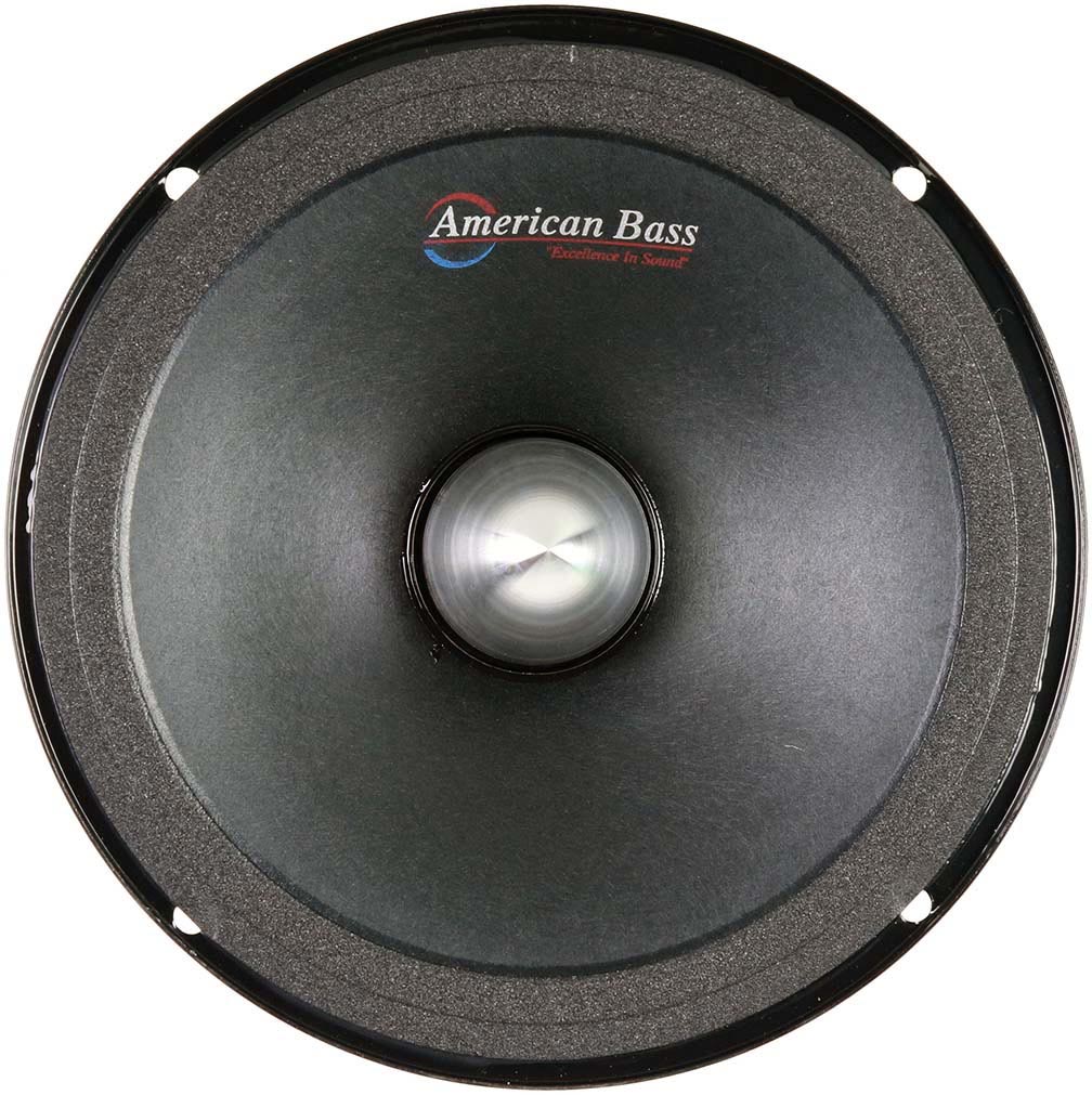 American Bass ABNEO65 6.5" Midrange with Grill & Neodymium Magnet 4 Ohm