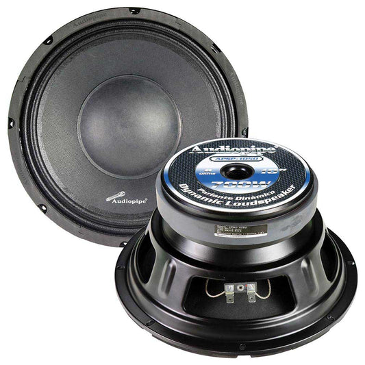 Audiopipe APSP1050 Dynamic Loudspeaker 10" 700W Max Each