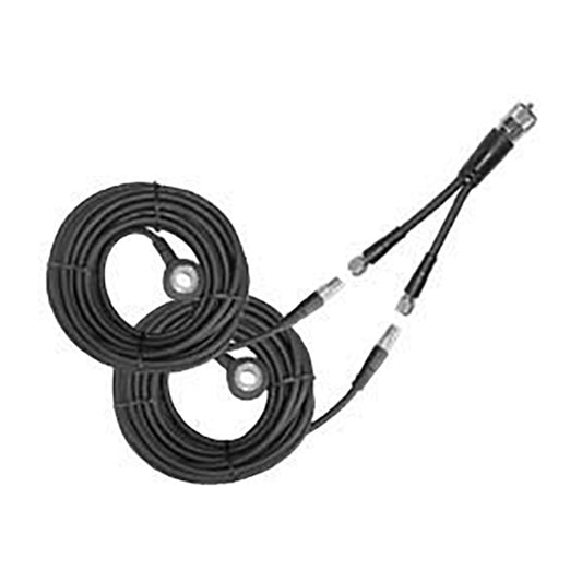 Firestik MU9R18 18' (5.5m) RG-59A/U PL to Mini-UHF to Fire-Rings