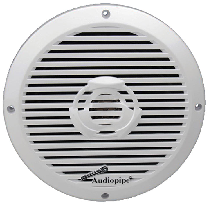 Audiopipe APSW8032 8" 350 Watt 2 Way Coaxial Marine Speaker White