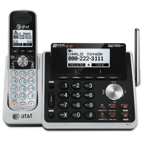 AT&T TL88102 DECT 6.0 Expandable 2-Line Speakerphone with Caller ID