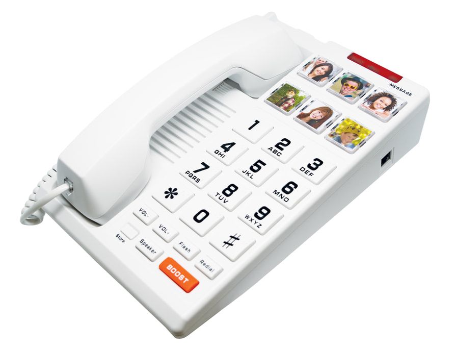 Cetis H3000-W Big Button 6-photo Speakerphone HA510S6D
