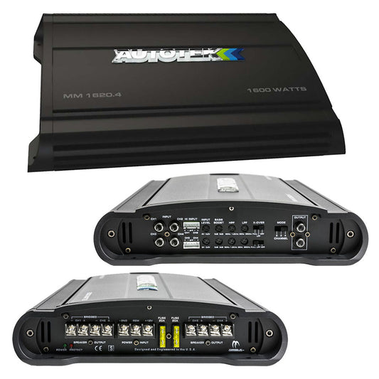 Autotek MM16204 Mean Machine Amplifier 1600 Watts  4 Channel