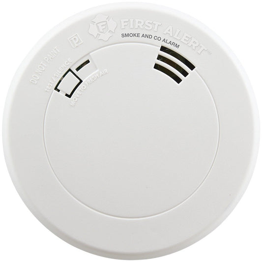 First Alert 1039868 PRC710 Photoelectric Smoke and CO Combo Alarm with 10-Year Battery