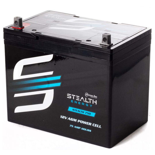 American Bass STEALTH750 12 Volt Power Cell, 1800 Watts / 75Ah