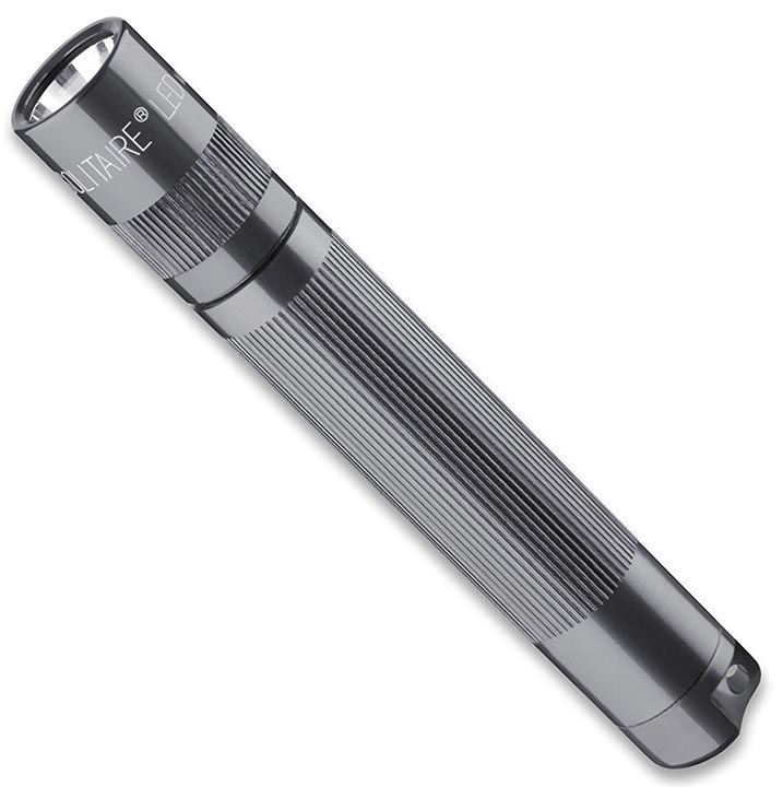 Maglite SJ3A096 1 CELL AAA  Solitaire LED Grey Flashlight