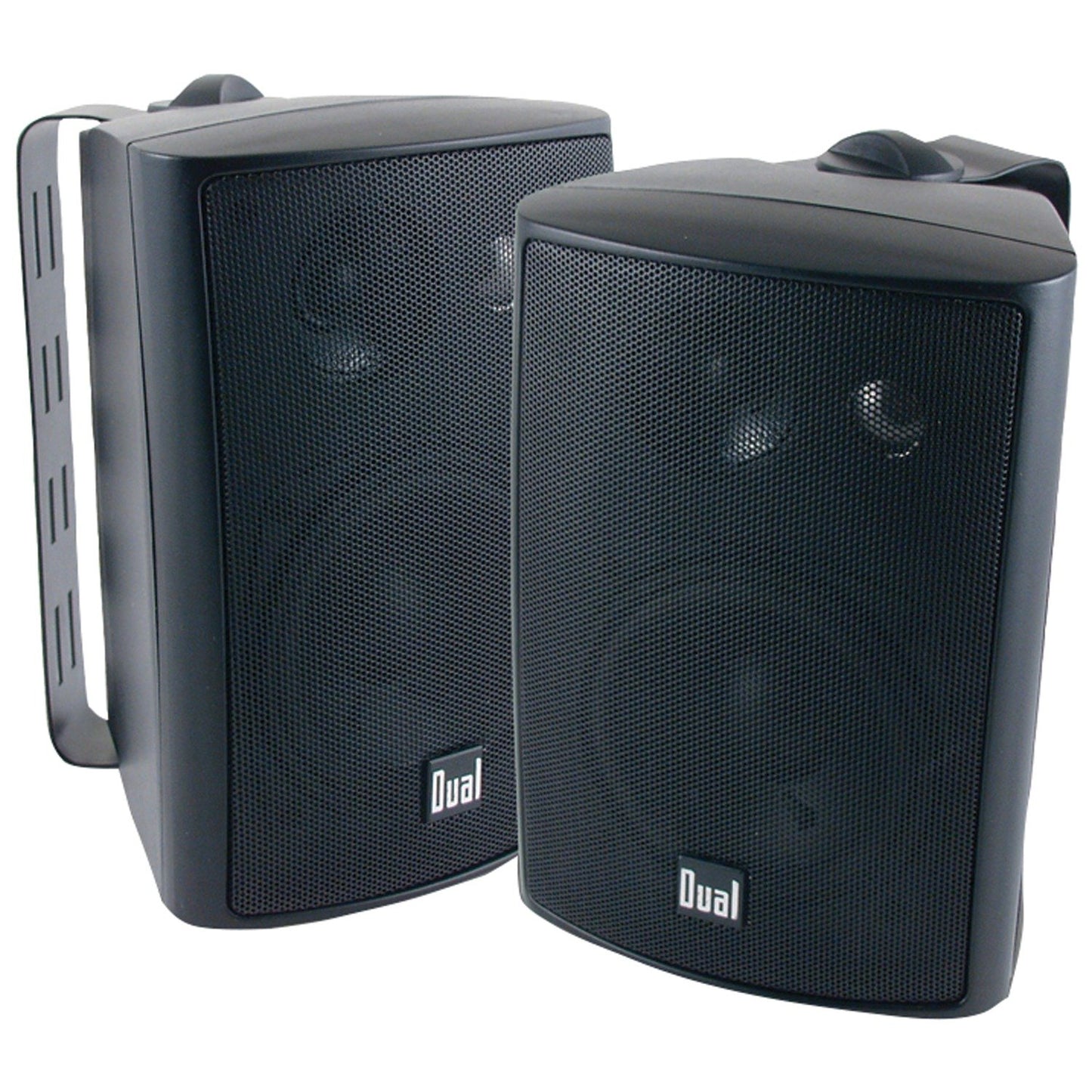 Dual LU47PB 4" 3-Way Indoor/Outdoor Speakers (Black)
