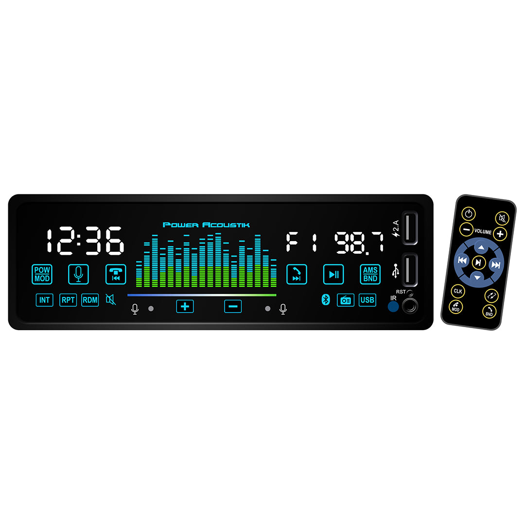 Power Acoustik PL60MB Mechless MP3/WMA Receiver with Bluetooth & Gesture Control