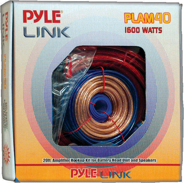 Pyle PLAM40 4 GA Amplifier wiring kit