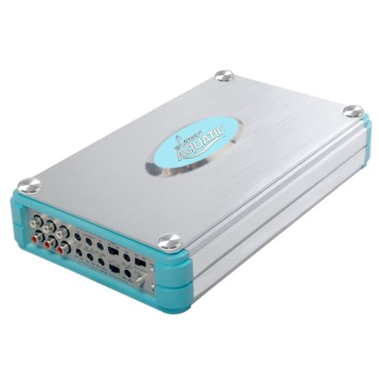 Lanzar AQA830BTSL Bluetooth Marine 8 Channel 4800 Watt Amplifier (Silver)