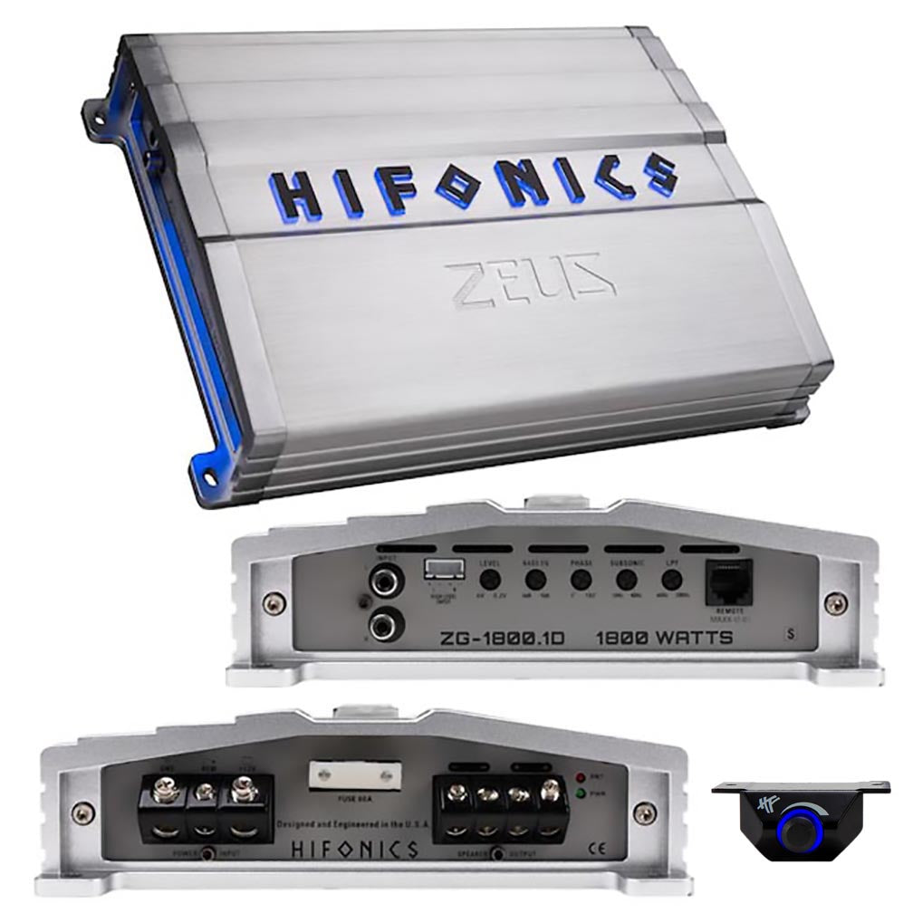 Hifonics ZG18001D Zeus Gamma Series 1 x 1800 Watts @ 1 Ohm Mon