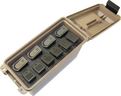 MTM TMCHG Tactical Mag Can  (10) Double Stacked Handgun Mags (Dark Earth)