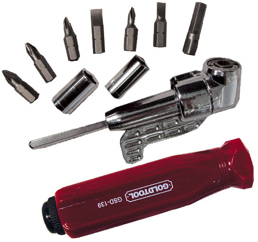 Nippon GSD140 ANGLE DRIVER BIT SET 6 BITS + 2 NUTS