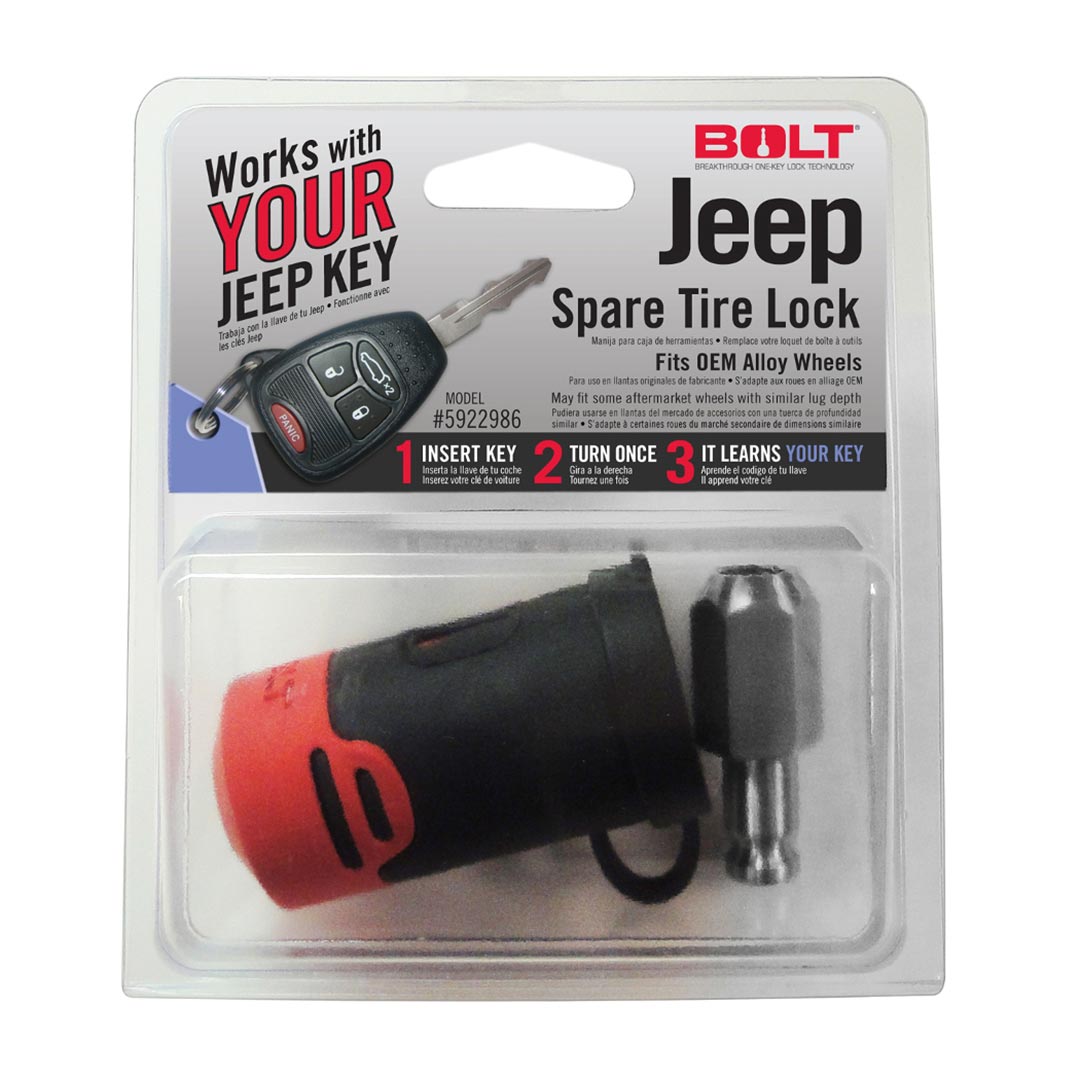 Bolt 5922986 Jeep Spare Tire Lock
