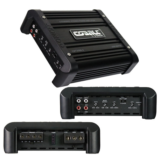 Orion CBT25002 2 Channel Amplifier, 1250W RMS/2500W MAX