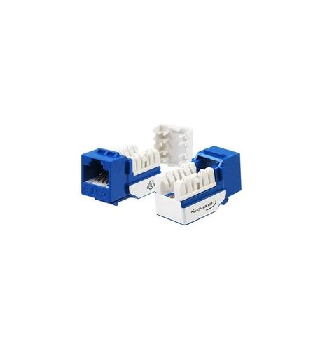 Wavenet 6EKSJBL-25PK Cat6 Jack Blue 25 Pack