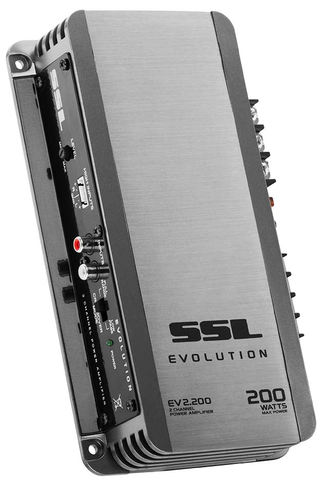 SOUND STORM EV2.200 EVOLUTION 200-Watt Full Range, Class A/B 2 to 8 Ohm Stable 2 Channel Amplifier