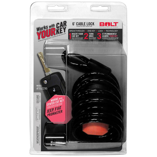 Bolt 7032295 6" Cable Lock for Select Jeep Vehicles  Center Cut Application