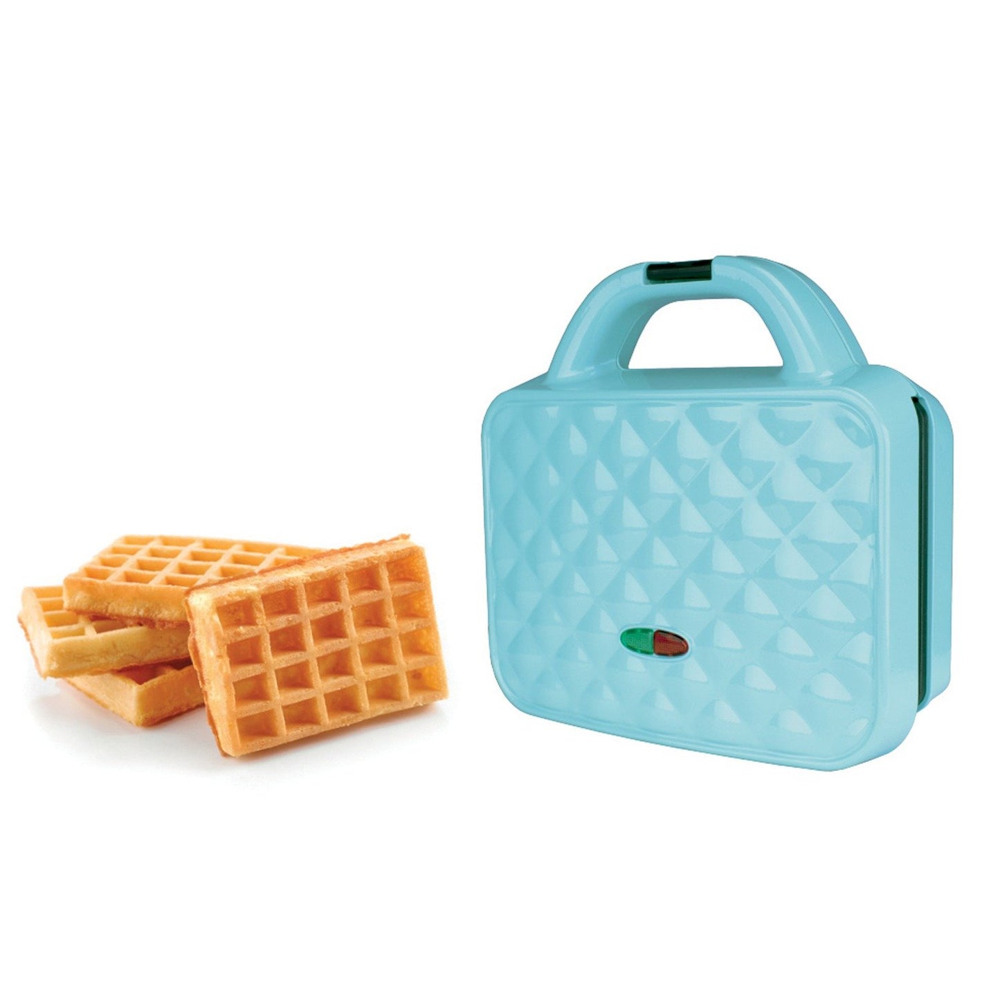 Brentwood Appl. TS-239BL Couture Purse Nonstick Dual Waffle Maker (Blue)