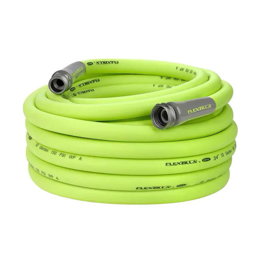 Flexzilla HFZG675YW Garden Hose 3/4In X 75Ft 3/4In   11 1/2 Ght Fittings