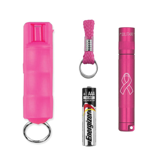 Maglite SJ3AUC6 Solitaire LED Flashlight w/SABRE Pepper Spray