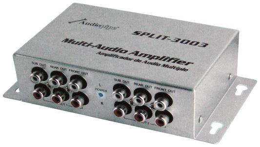 Audiopipe SPLIT3003 Multi-Audio Amplifier 3 RCA outputs