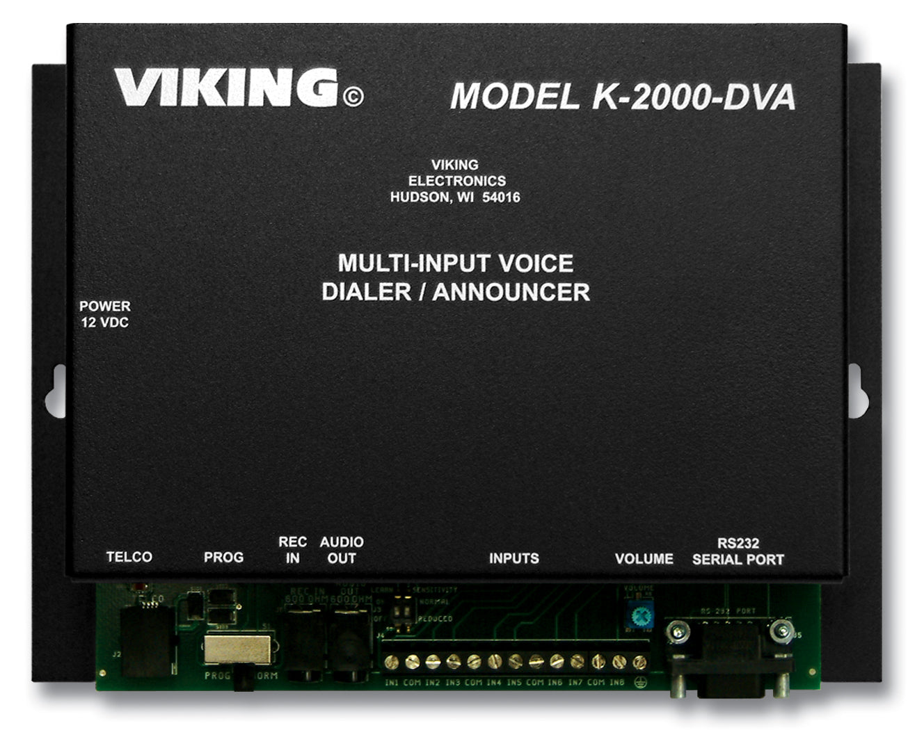 Viking Electronics K-2000-DVA Multi-input Voice Dialer/Annou