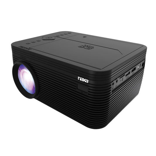 Naxa NVP-2500 150" Home Theater 720p LCD Projector with DVD Player and Bluetooth