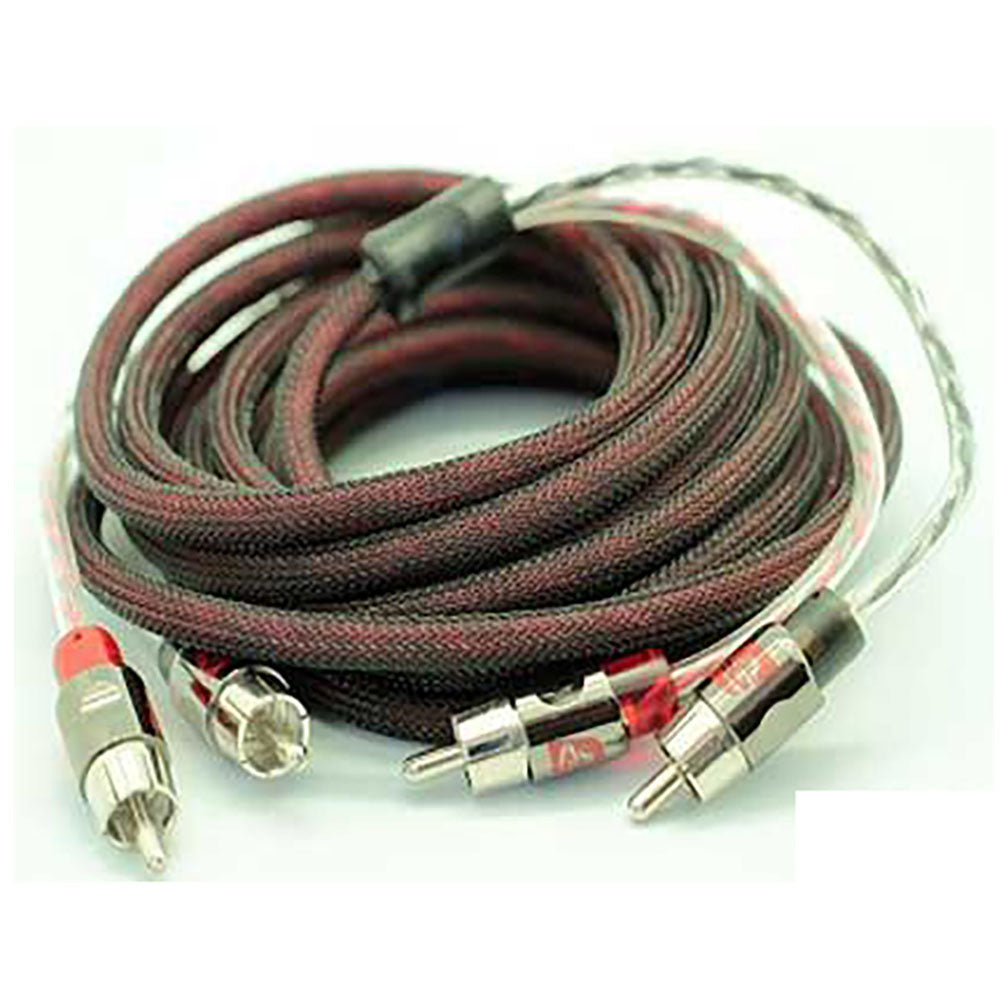 Cerwin Vega CRS17 Stroker Series 2ch RCA cable 17ft dual twisted metal ends