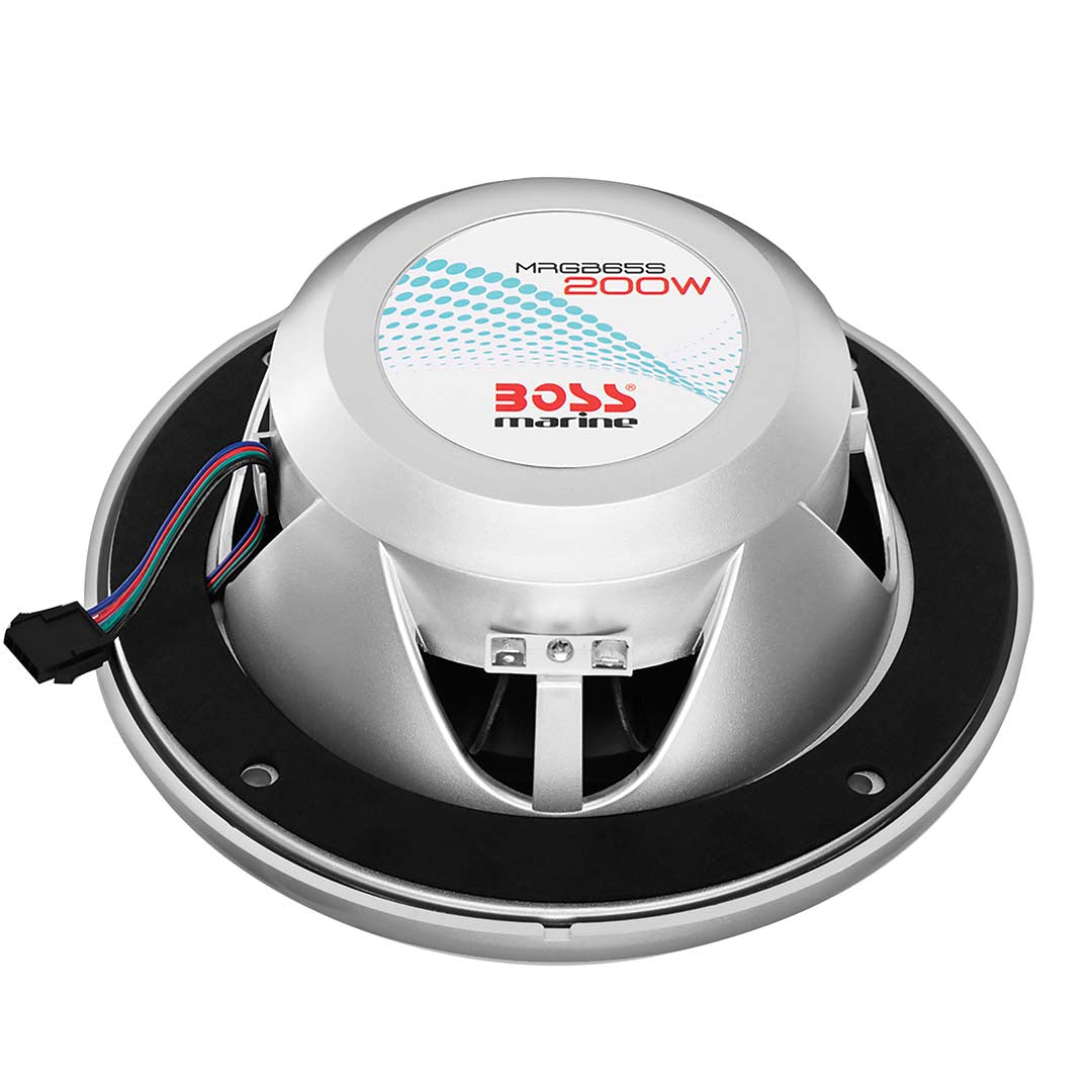 Boss MRGB65S Audio Marine 6.5" 2-Way Speakers with LED Illumination