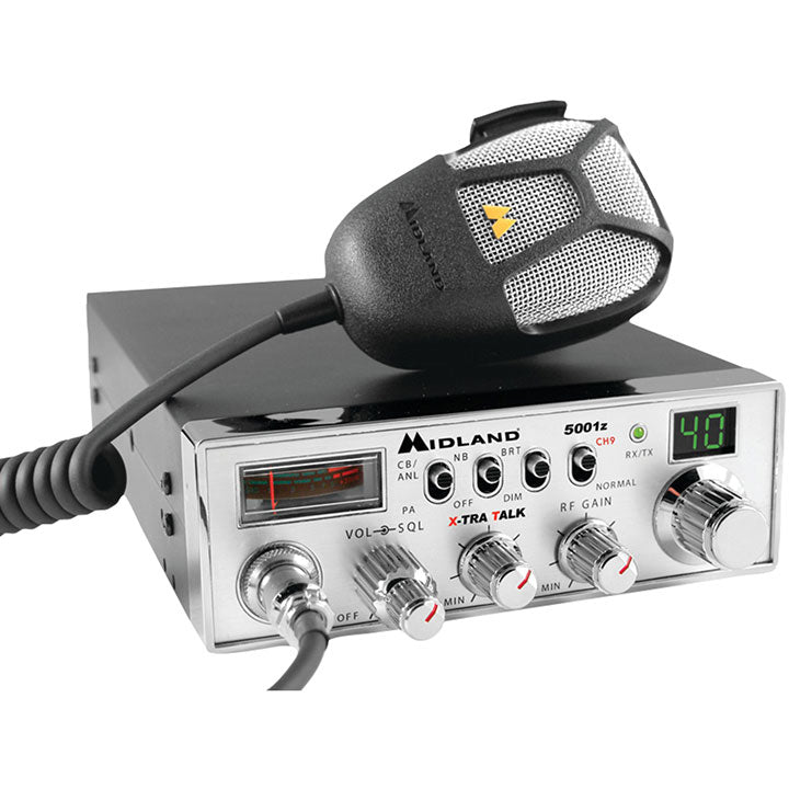 Midland 5001Z 40-Channel Mobile CB with Switchable Noise Filter