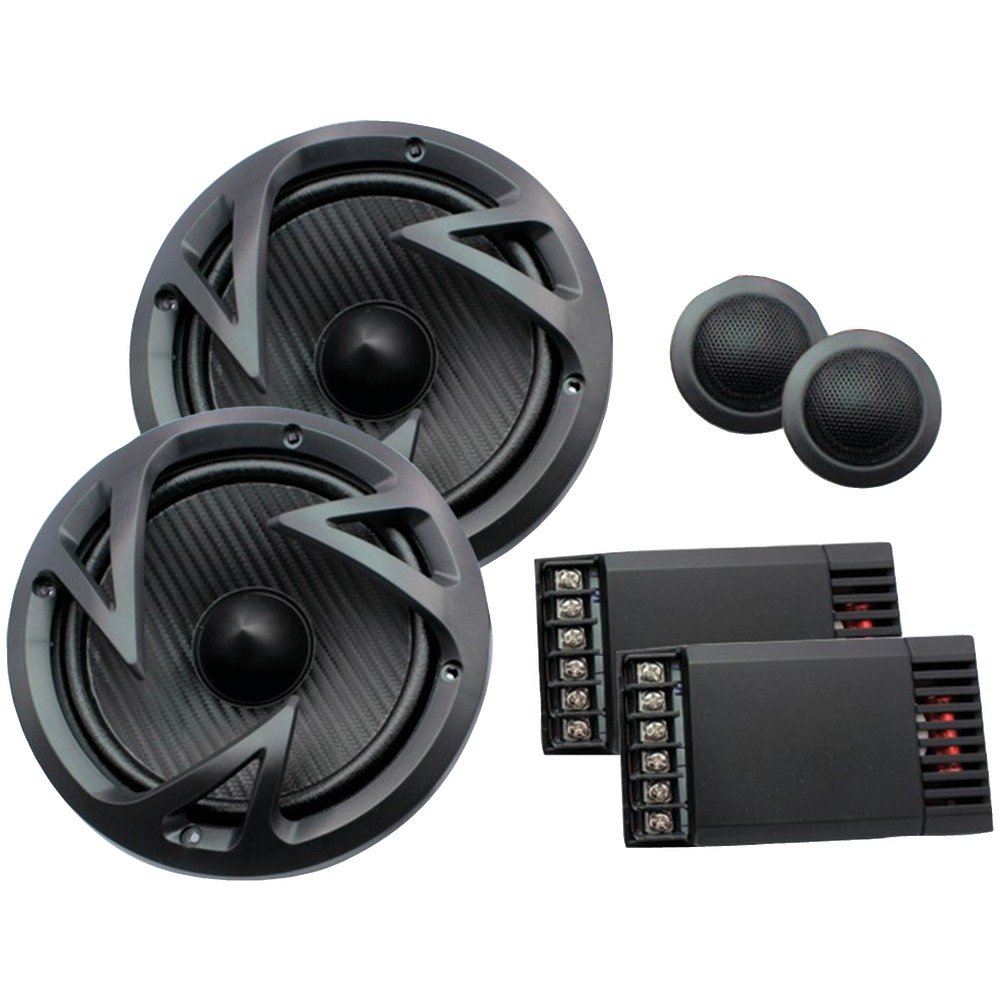 Power Acoustik EF-60C Edge Series 6.5" 500W 2-Way Component Speaker System