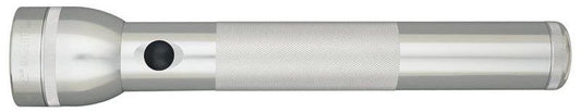 Maglite S3D106 Incandescent 3-Cell D Flashlight  Silver (Blister Pack)
