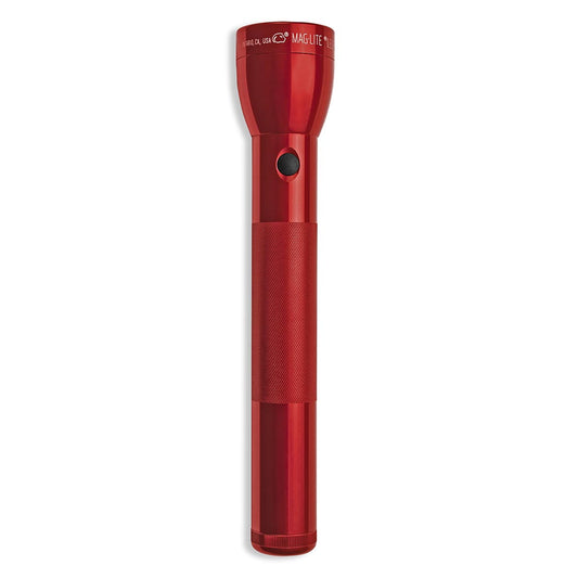 Maglite ML300LS3035 3 Cell D Led Flashlight Red-Gift Box