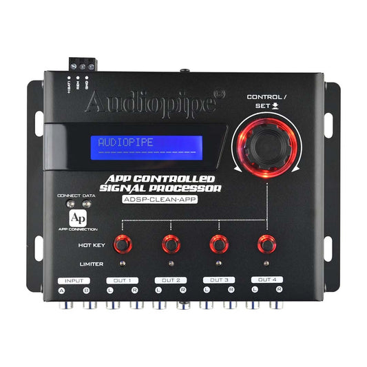 Audiopipe ADSPCLEANAPP 1-In/4-Out Digital Signal Processor  APP Controlled