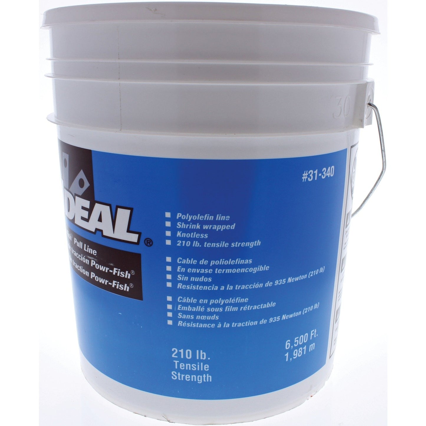 Ideal 31-340 Powr-Fish Heavy-Duty Pull Line, 6,500 Feet