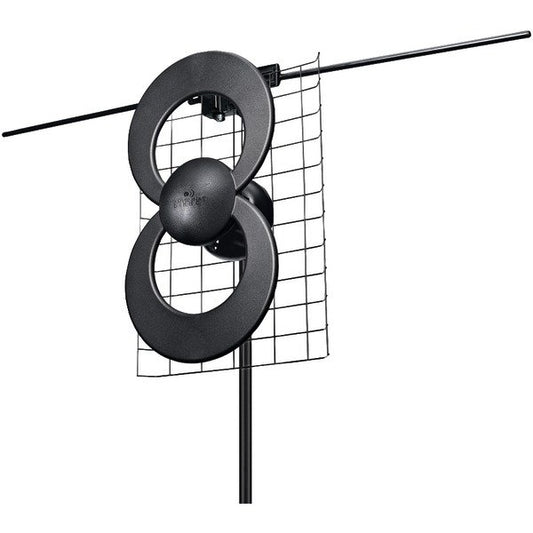 Antennas Direct C2VCJM 2V UHF/VHF Indoor/Outdoor DTV Antenna w/20" Mount