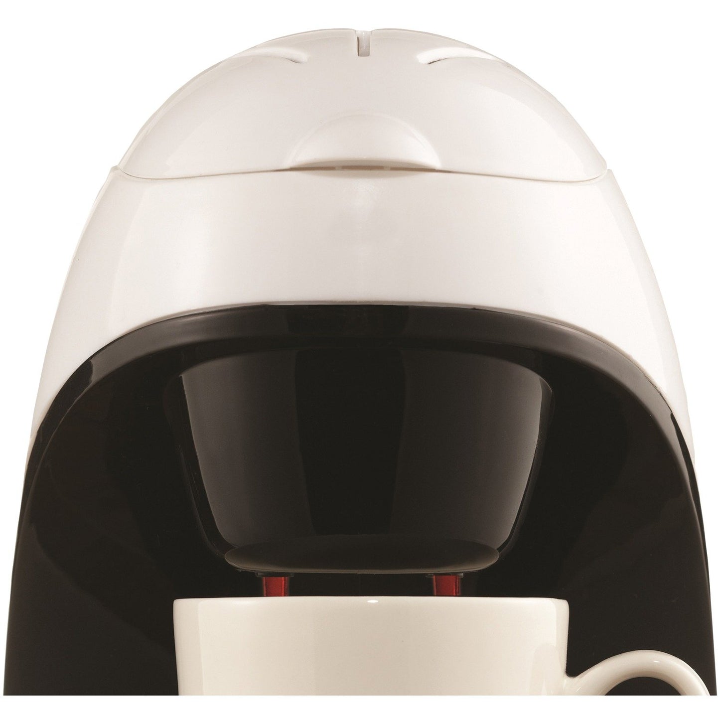 BRENTWOOD TS-112W Single-Serve Coffee Maker with Mug (White)