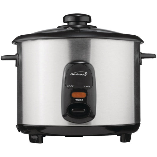 Brentwood Appl. TS-10 5-Cup Stainless Steel Rice Cooker