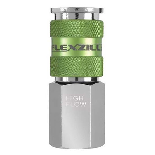 Flexzilla A53616FZ Pro High Flow Coupler 3/8" Fnpt 1/4" Body