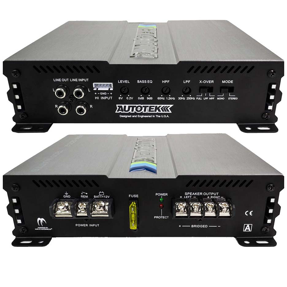 Autotek ASM12002 Amp 1200 Watt 2 Channel Amplifier